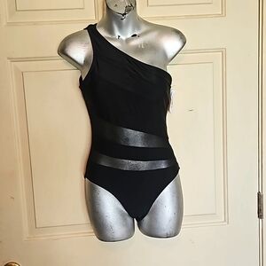 MEET ME AT WAIKIKI BLACK ONE SHOULDER